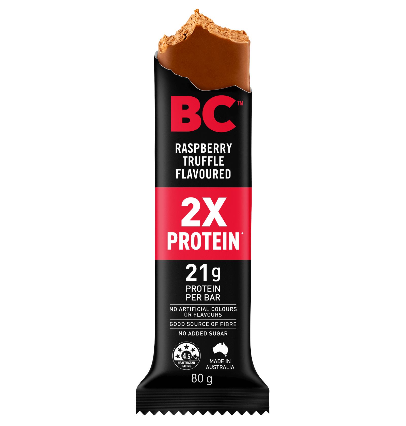 BC Snacks Raspberry Truffle Flavoured 2x Protein Bar